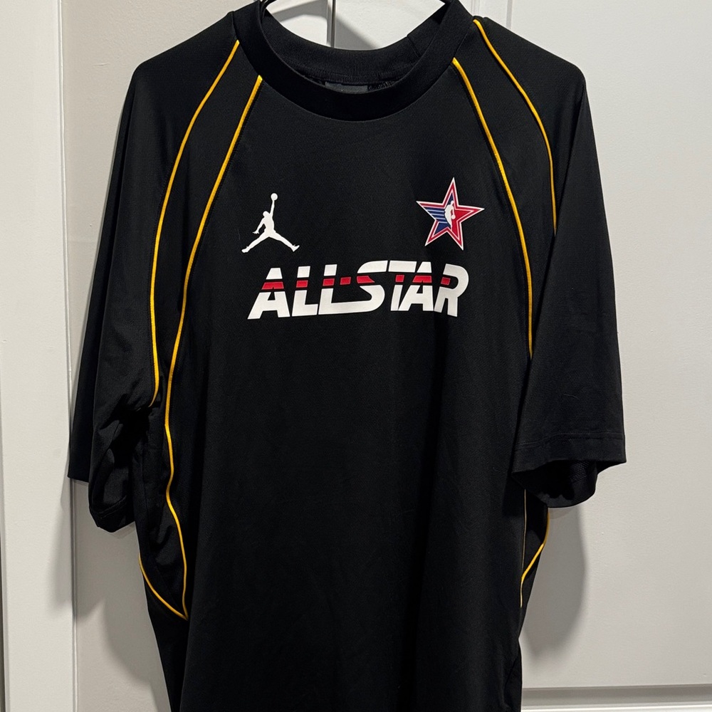 Jordan Black All-Star Tee with Yellow Accents XL